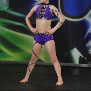 ISO Purple Acro/Jazz Dance Costume